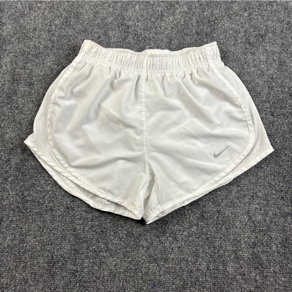 NIKE Women’s Dri-Fit Athletic White Lined Running Shorts size: XS